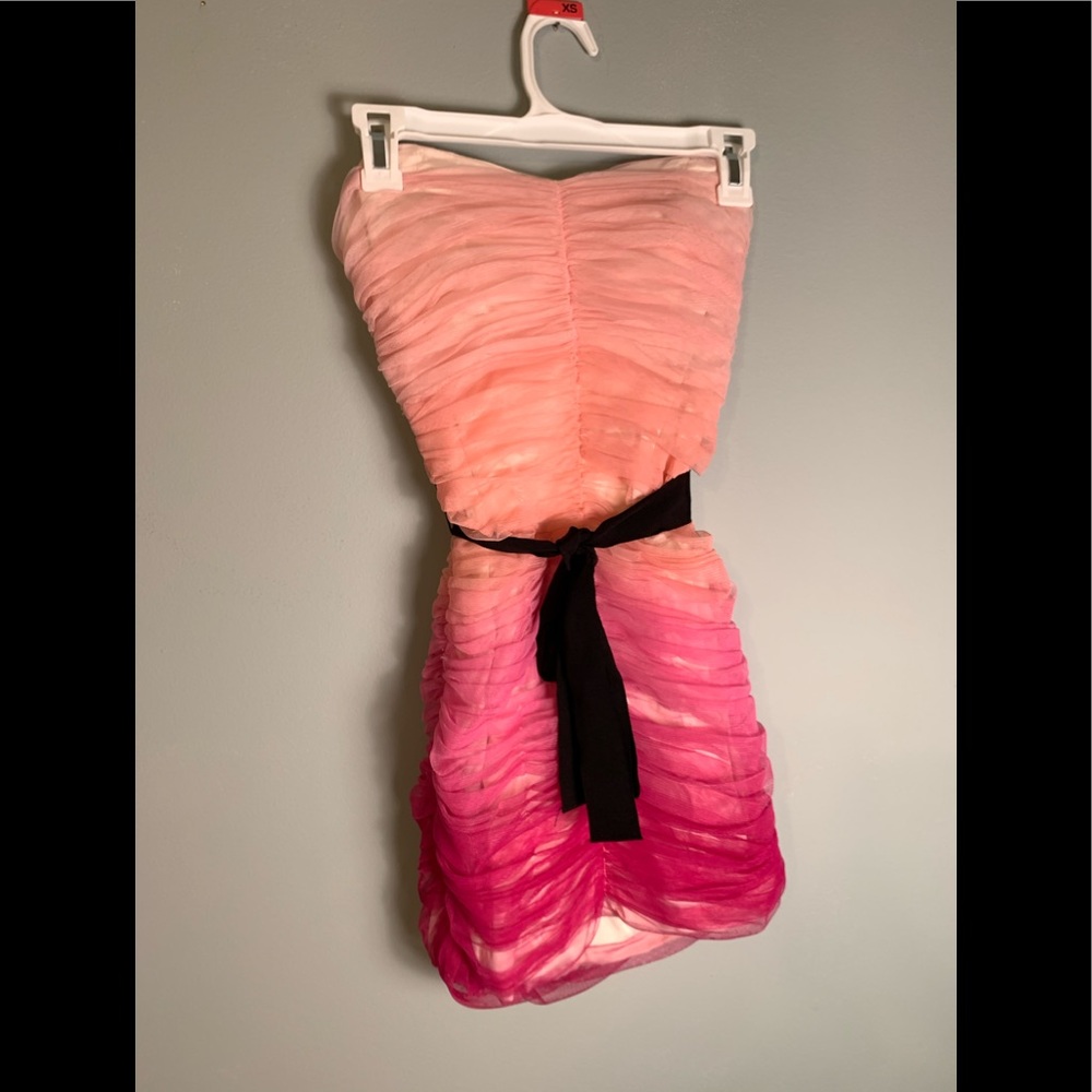 Pearl by Georgina Chapman Ombré pink dress